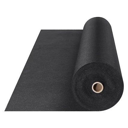 Front. VEVOR - Driveway Fabric, 3x100FT Non Woven Geotextile Fabric for Landscaping, Heavy Duty Garden Weed Barrier Fabric - Black.