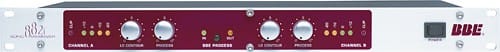 Front Standard. BBE Sound - 882i Sonic Maximizer - Silver/Red.