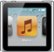 Front Standard. Apple® - iPod nano® 8GB* MP3 Player (6th Generation) - Silver.