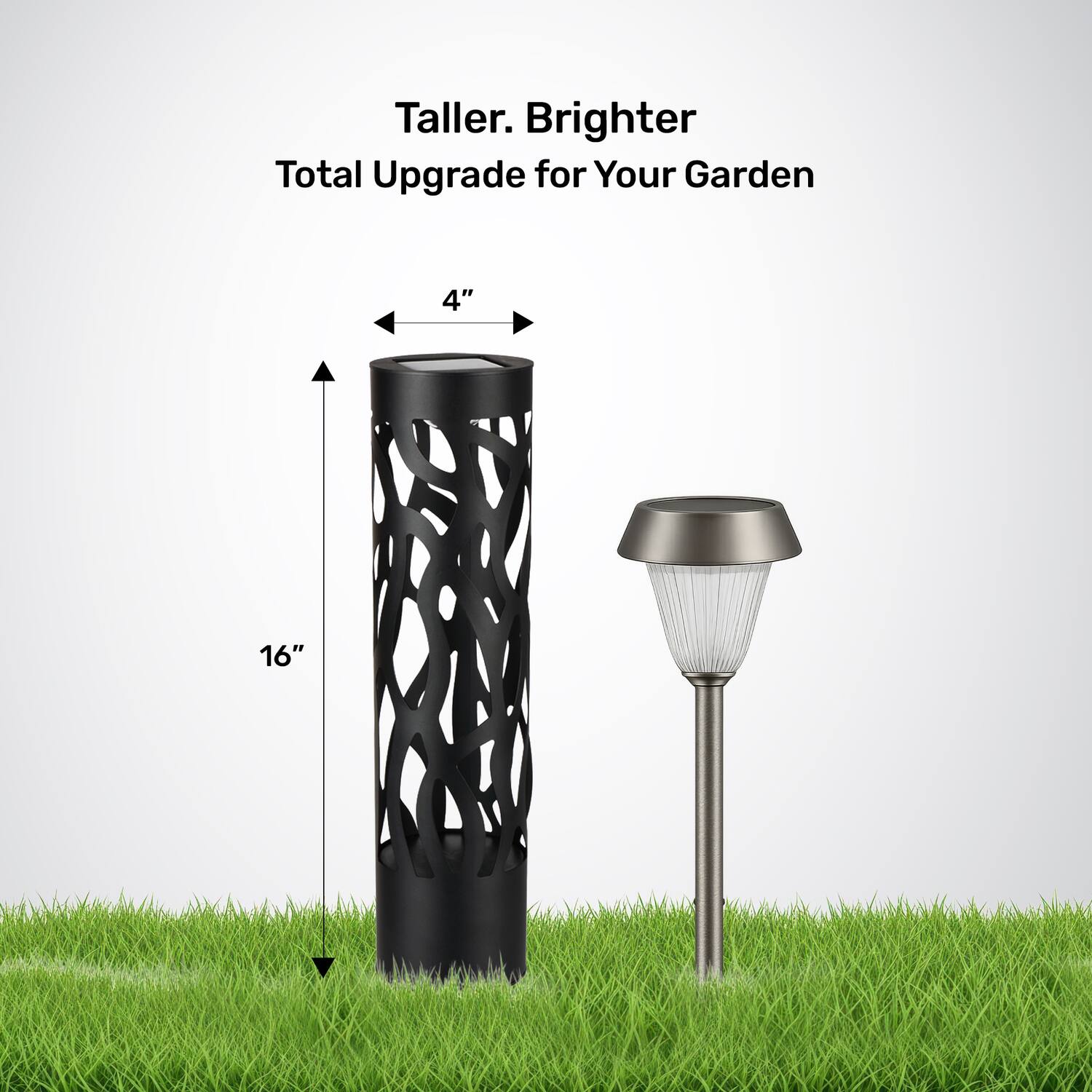 Taller. Brighter  
Total Upgrade for Your Garden  
4" 16"