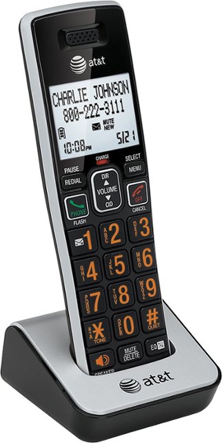 AT&T CRL32102 DECT 6.0 Expandable Cordless Phone with Digital Answering  System and Caller ID/Call Waiting Silver CRL32102 - Best Buy