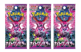 Pokémon - Pokemon Card Game Night Wanderer Booster Pack (Japanese) - 3 Packs - 15 Cards Total