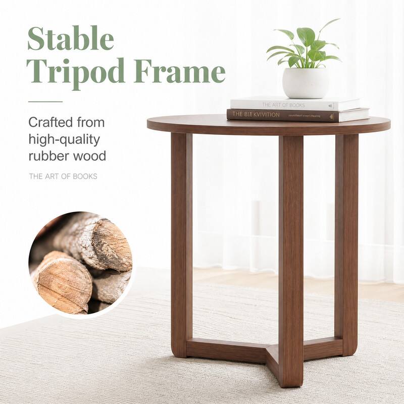 Stable Tripod Frame  
Crafted from high-quality rubber wood  
THE ART OF BOOKS