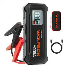 WOLFBOX
JUMP STARTER 4000A
Drive on. Always on.
BOOST
START
OUT IN
LOW
ERROR %
Drive on. Always on.
WOLFBOX
JUMP STARTER