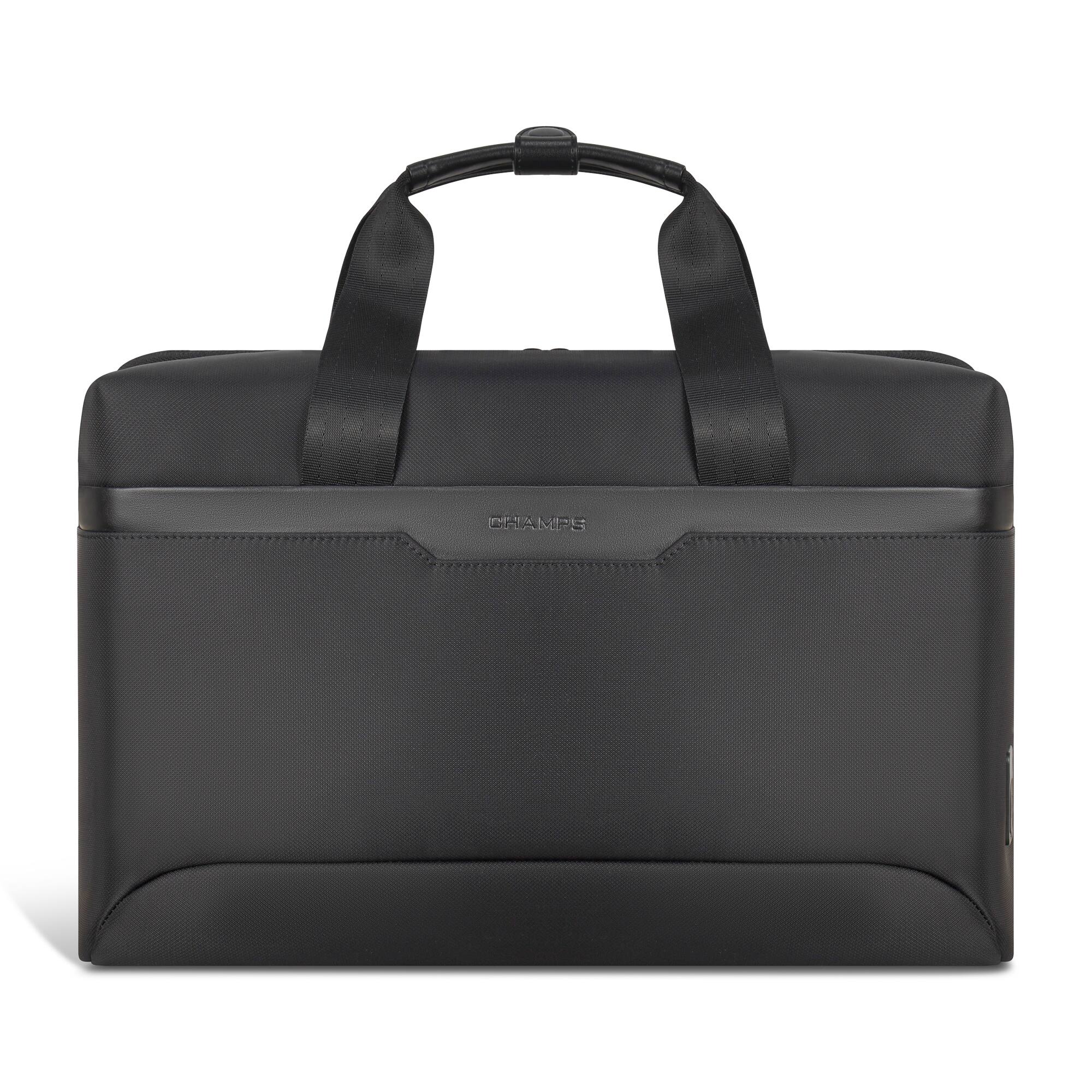 Front. Champs - Onyx Collection Laptop Bag - Black.