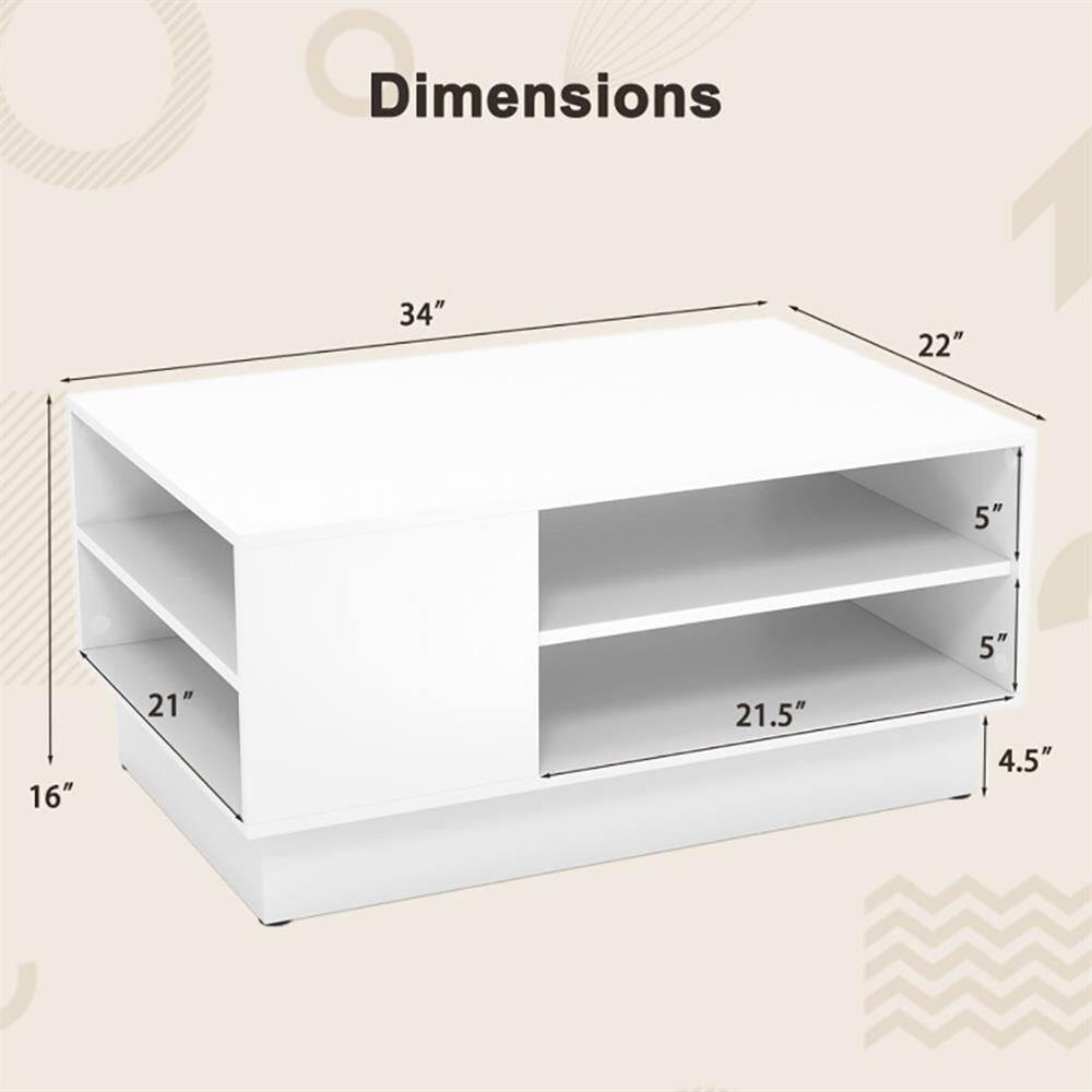 Dimensions: 34" x 22" x 5" x 5" x 16" x 21" x 21.5" x 4.5"