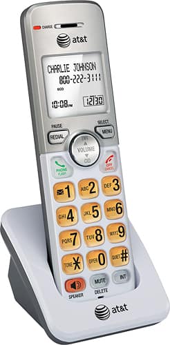 AT&T EL51203 DECT 6.0 Expandable Cordless Phone System Silver EL51203