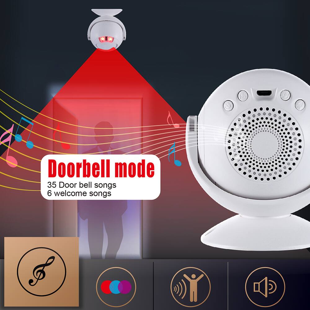 Doorbell mode  
35 Door bell songs  
6 welcome songs