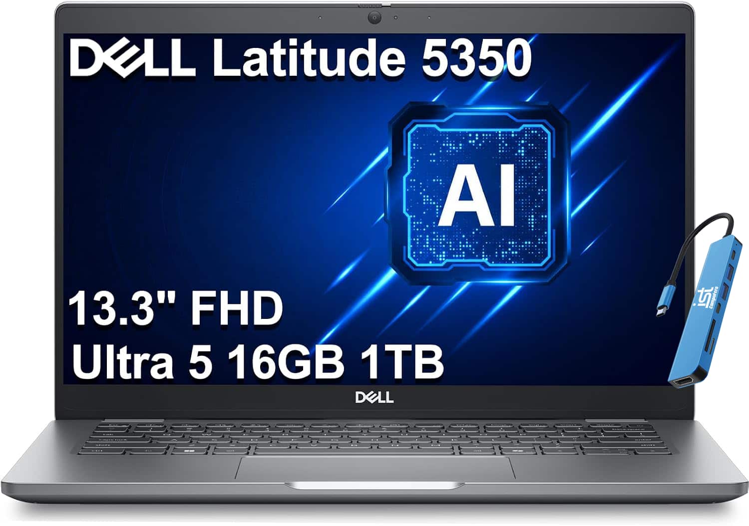 美品 使用少 Latitude 5350 Ultra5 16GB 256 FHD Dell Upgraded Latitude 5350 13.3'' FHD Laptop AI PC Intel Core