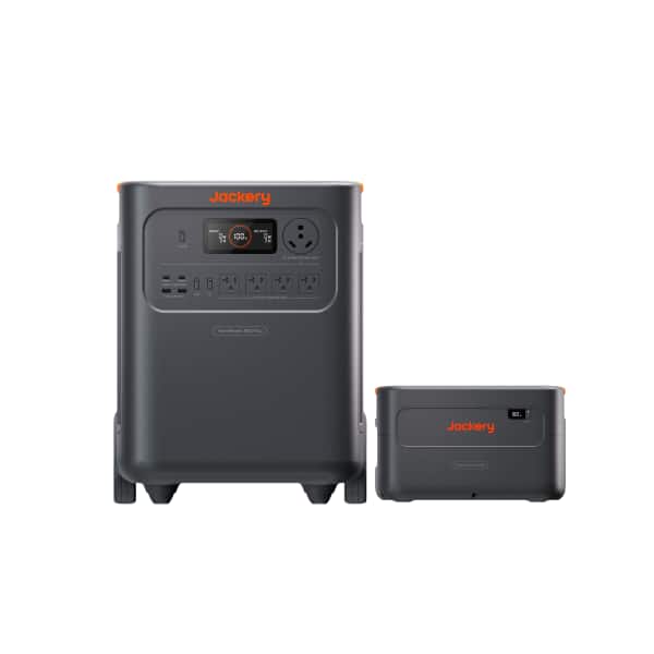 Jackery - HP3600AC Plus Solar Generator 3576Wh Power Station with Battery Pack 3600Plus for Outdoor (3576 Wh Capacity) - Black