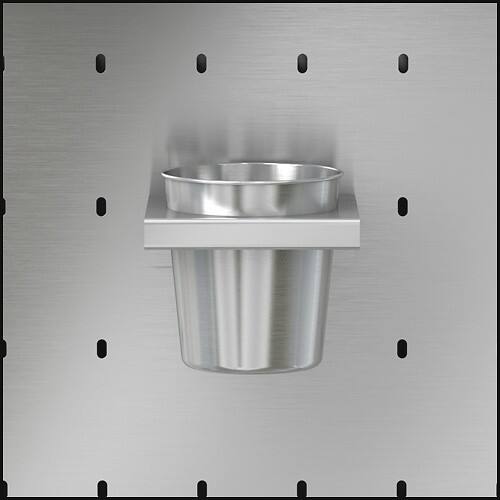 Front Standard. Fuego - Beverage Bucket for Most Fuego Grills - Stainless-Steel.