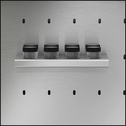 Front Standard. Fuego - Spice Rack for Most Fuego Grills - Stainless-Steel.