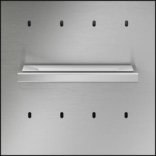 Front Standard. Fuego - Ceramic Tray for Most Fuego Grills - Stainless-Steel.