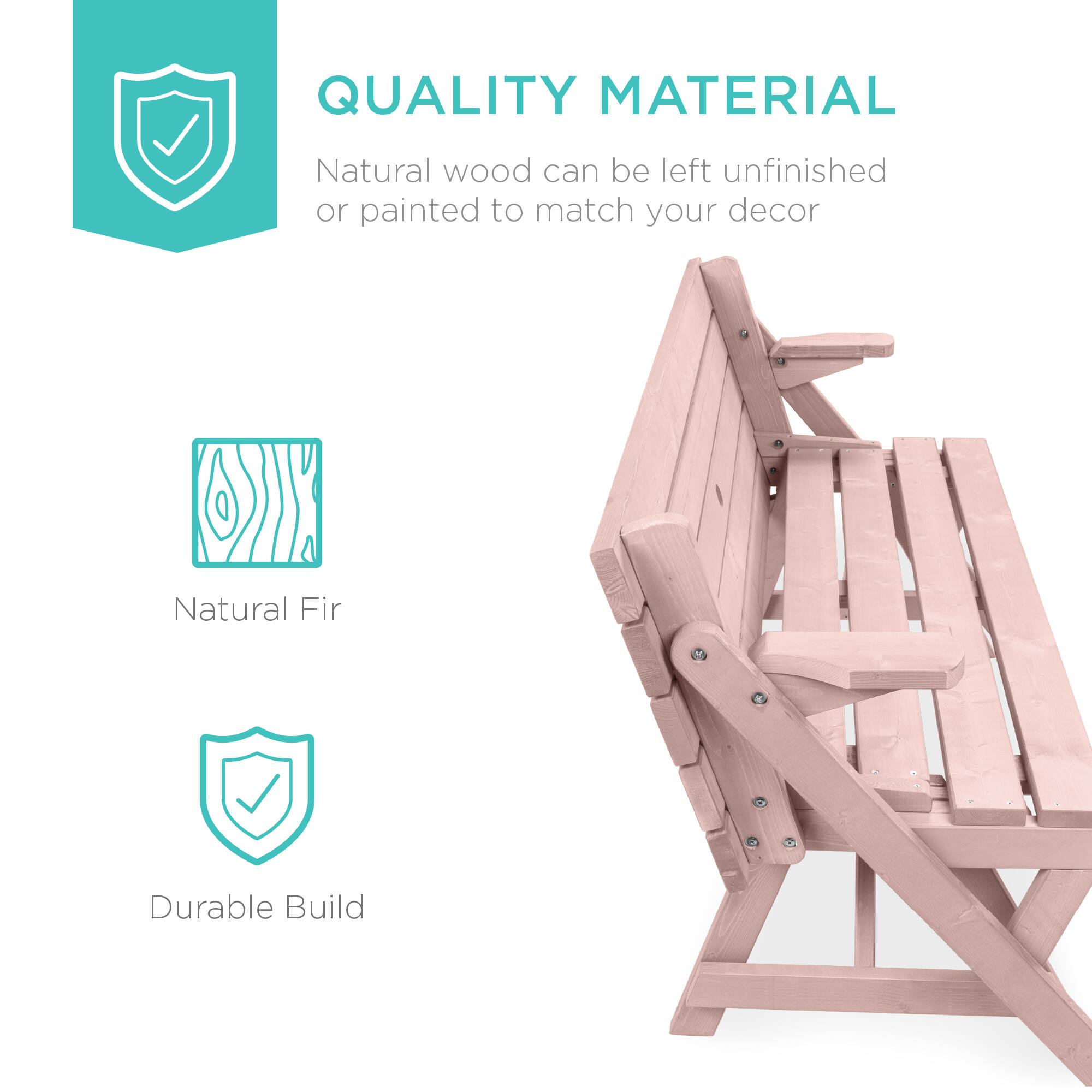 QUALITY MATERIAL

Natural wood can be left unfinished or painted to match your decor

Natural Fir

Durable Build