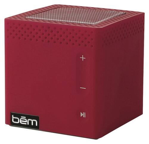 Front Standard. bem wireless - University of Alabama Mobile Bluetooth Speaker - Crimson Red.