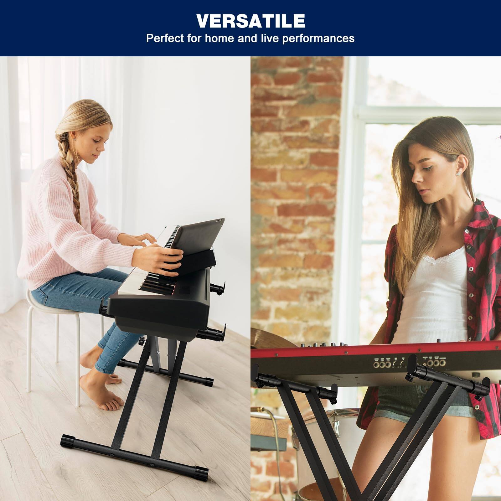VERSATILE  
Perfect for home and live performances