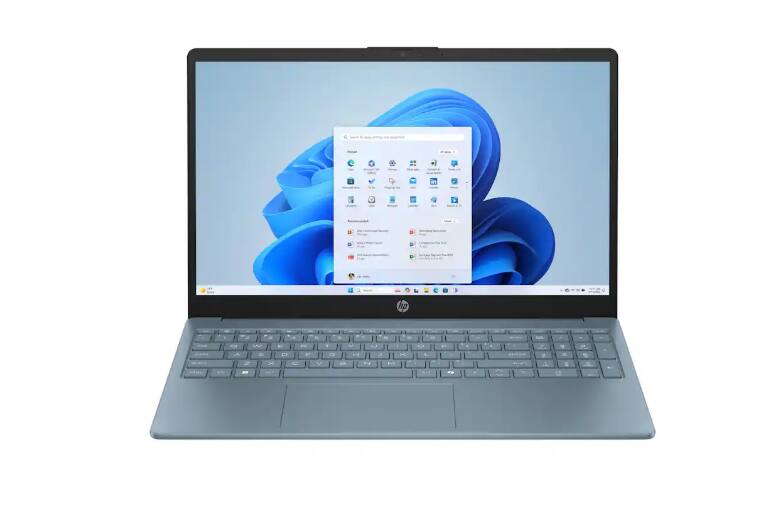 Alt View 1. HP - 15.6" Windows Laptop Intel Core i3-N305 8GB RAM 256GB SSD - Moonlight Blue.