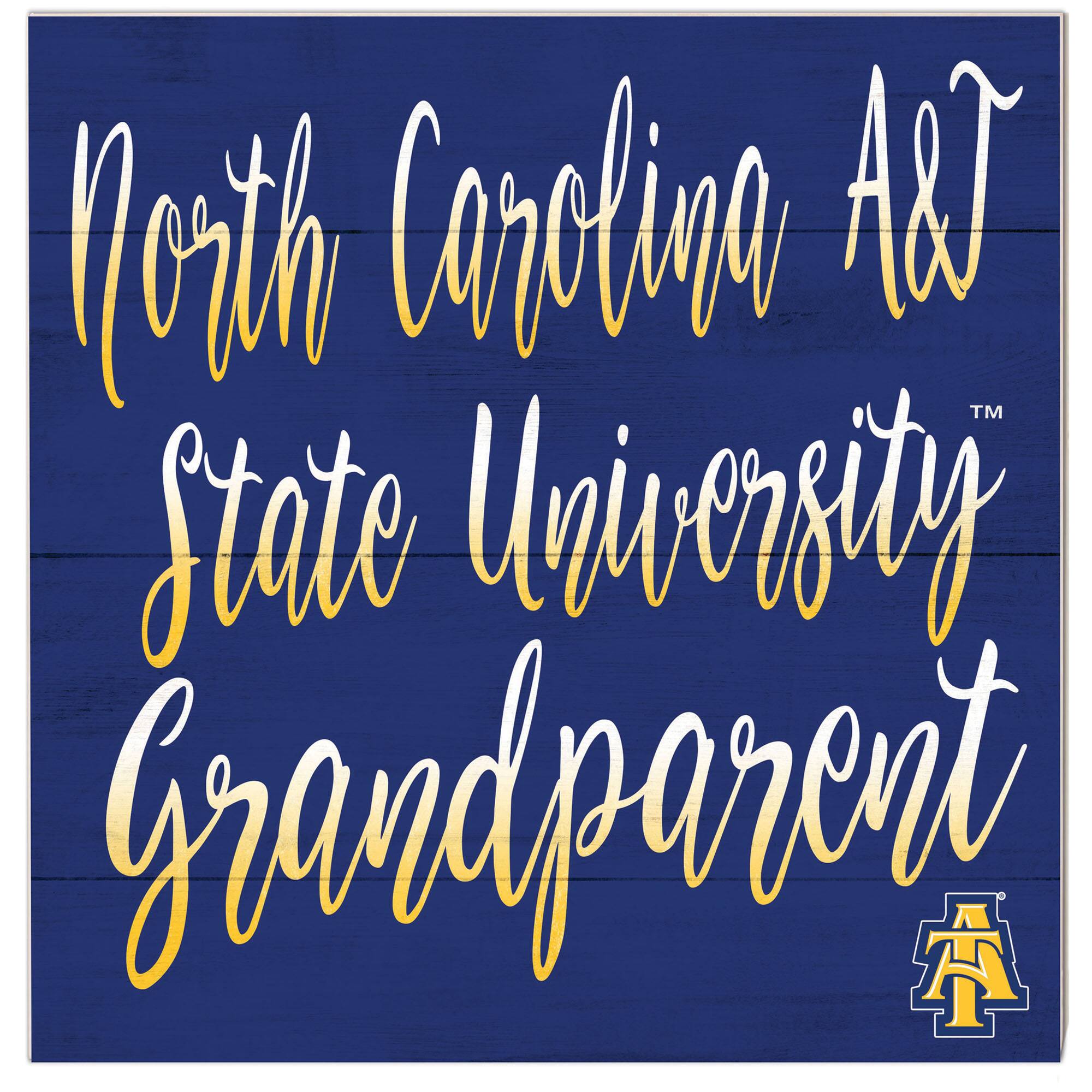North Carolina A&T Aggies 10'' x 10'' Grandparent Plaque