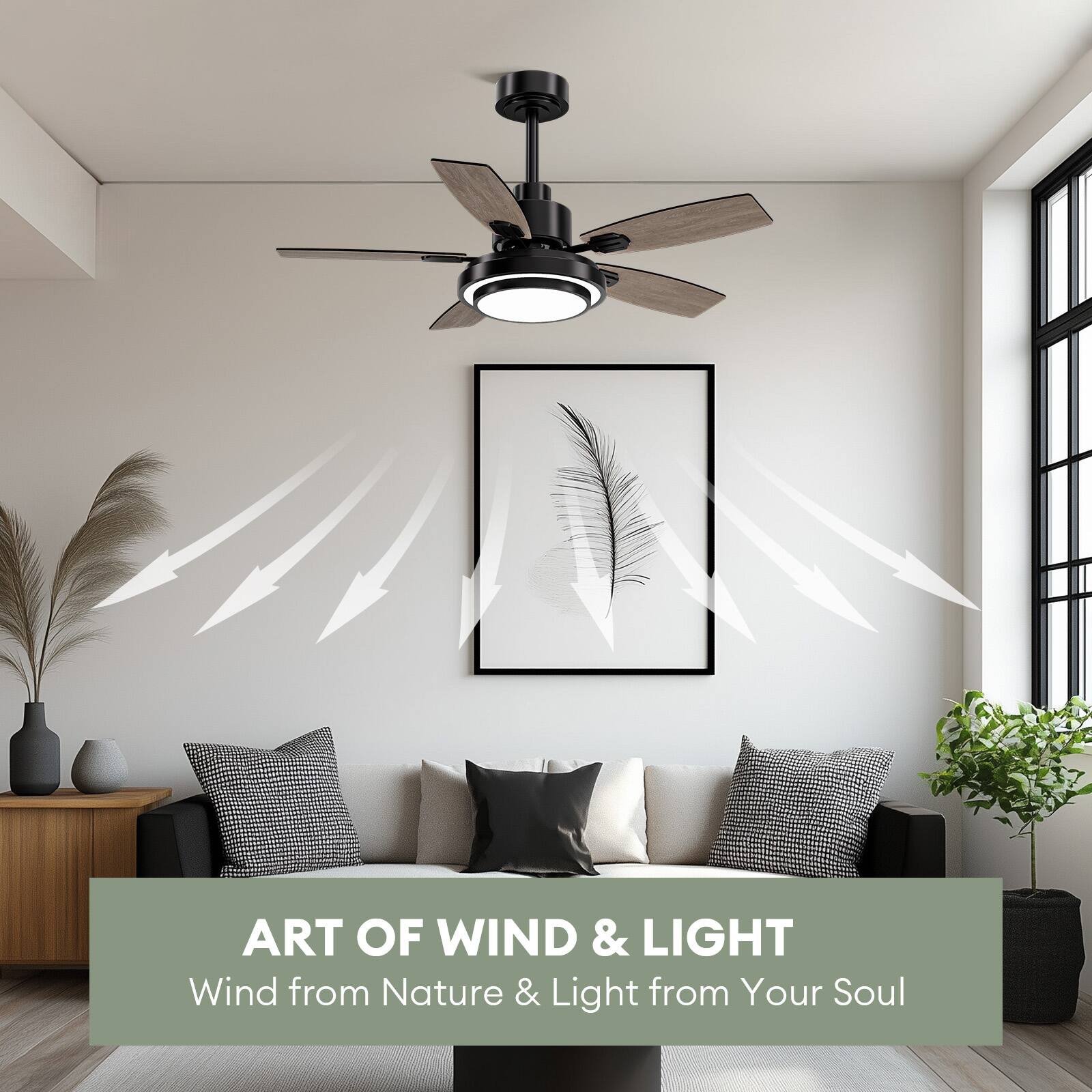 ART OF WIND & LIGHT  
Wind from Nature & Light from Your Soul