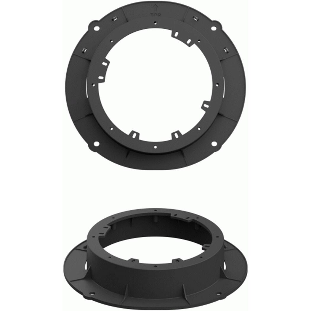 Alt View 11. Metra - Speaker Adapter Plate for Select AUDI 2017-2023 Vehicles (2-Pack) - Black.