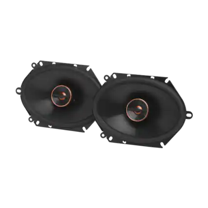 Front. Infinity - INFINITY REF687F 6” x 8” Two-way car audio speaker - Black.
