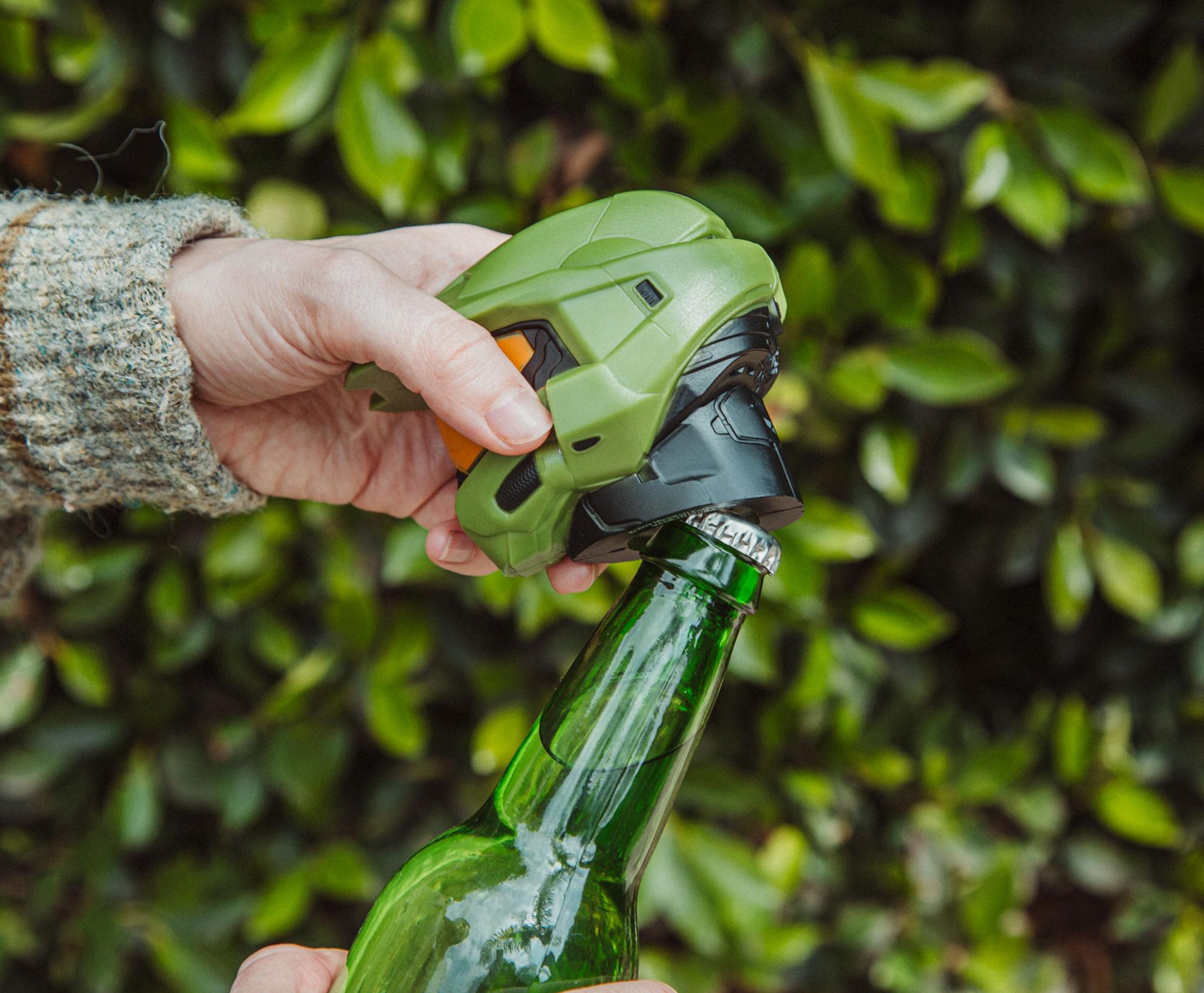 Alt View 5. Ukonic - Halo Master Chief Helmet Bottle Opener - Green.