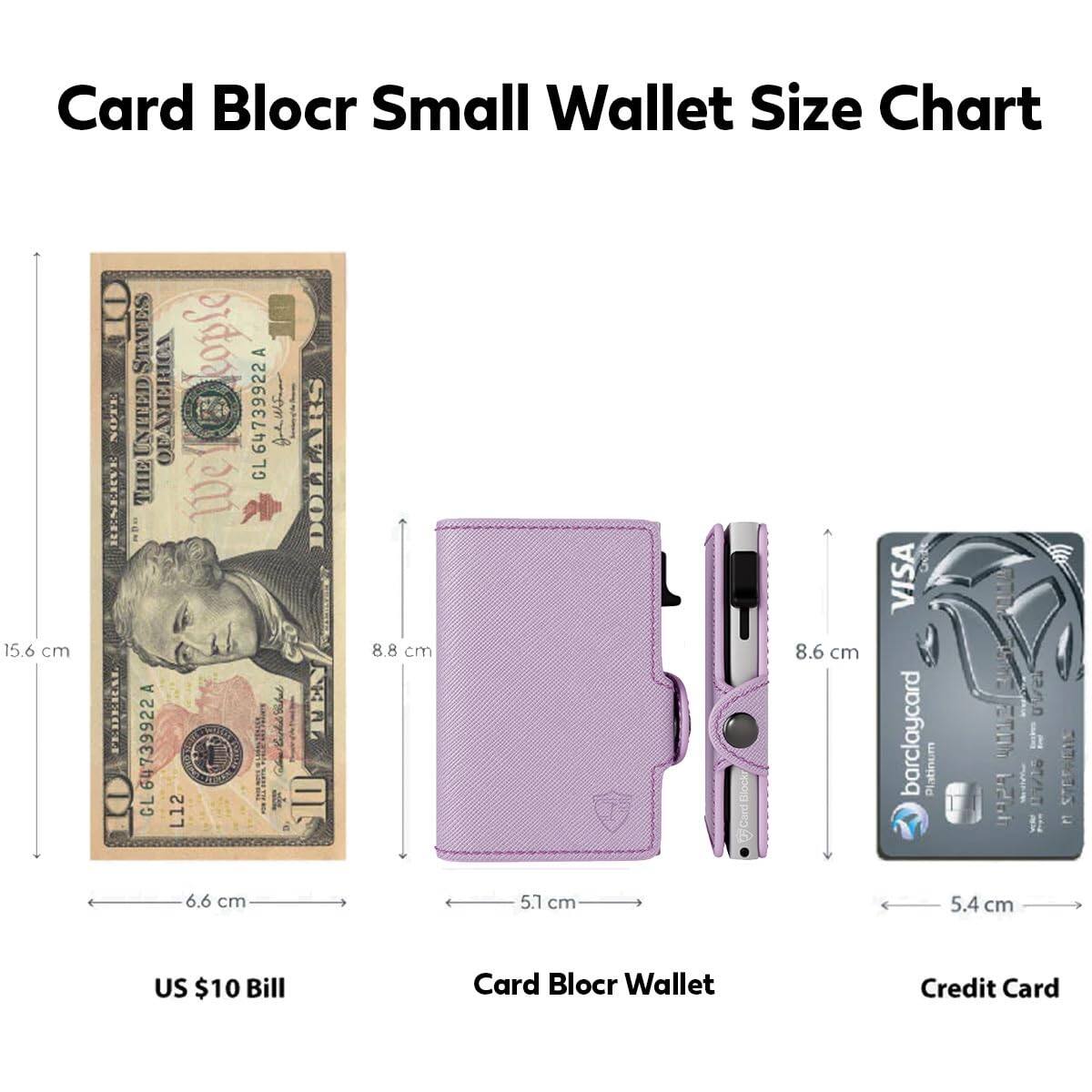 Alt View 6. Jadie Link - Small Rfid Wallet Women Slim Compact Travel Blocking Credit Card Holder Womens Smart Pop Minimalist Case Capacity 6-10 - Saffiano Light Pink.