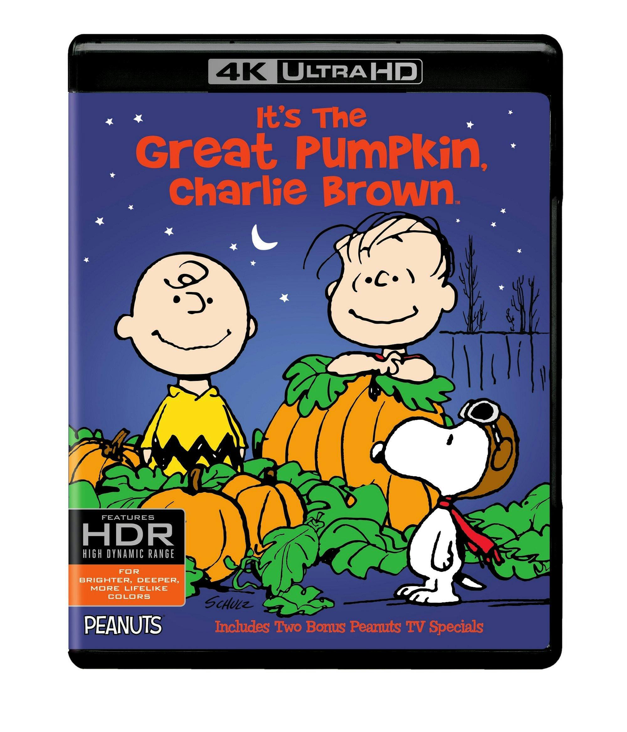 Front. Peanuts - It's the Great Pumpkin, Charlie Brown   - 4K Blu-Ray.