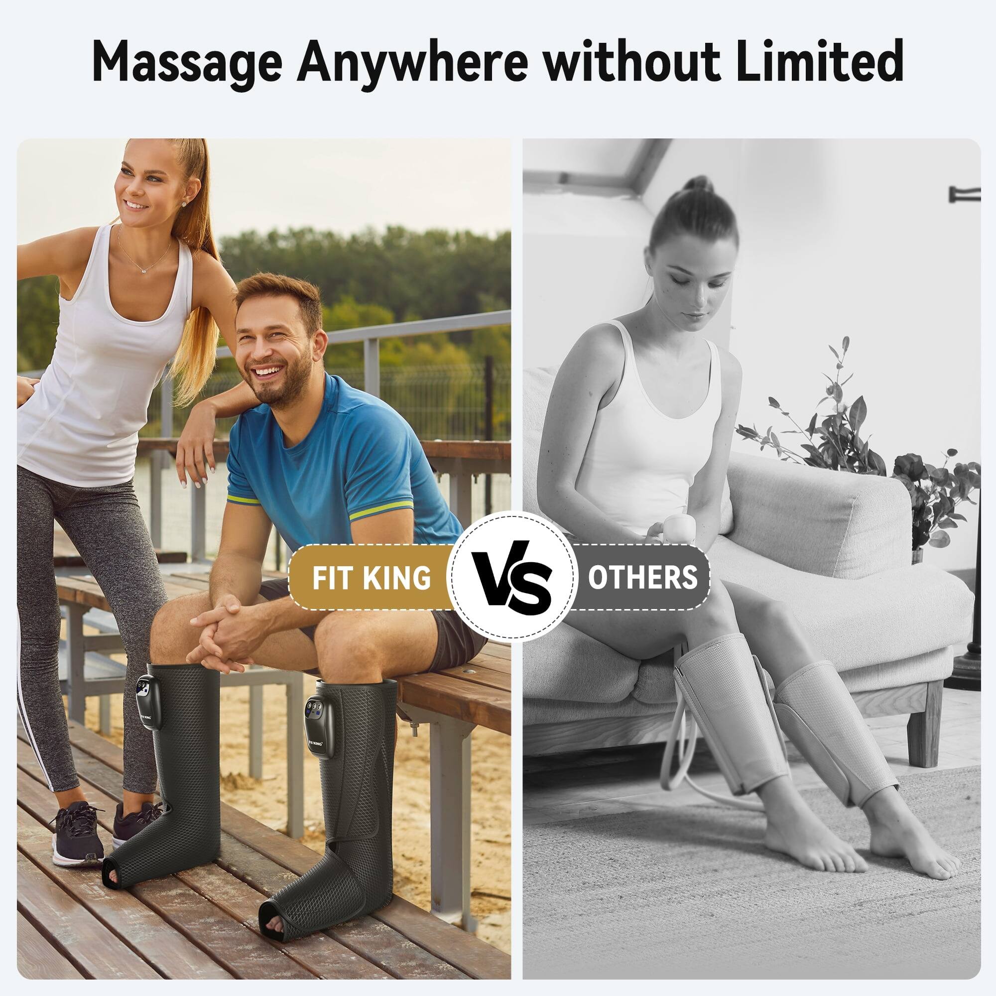 Massage Anywhere without Limited

FIT KING VS OTHERS