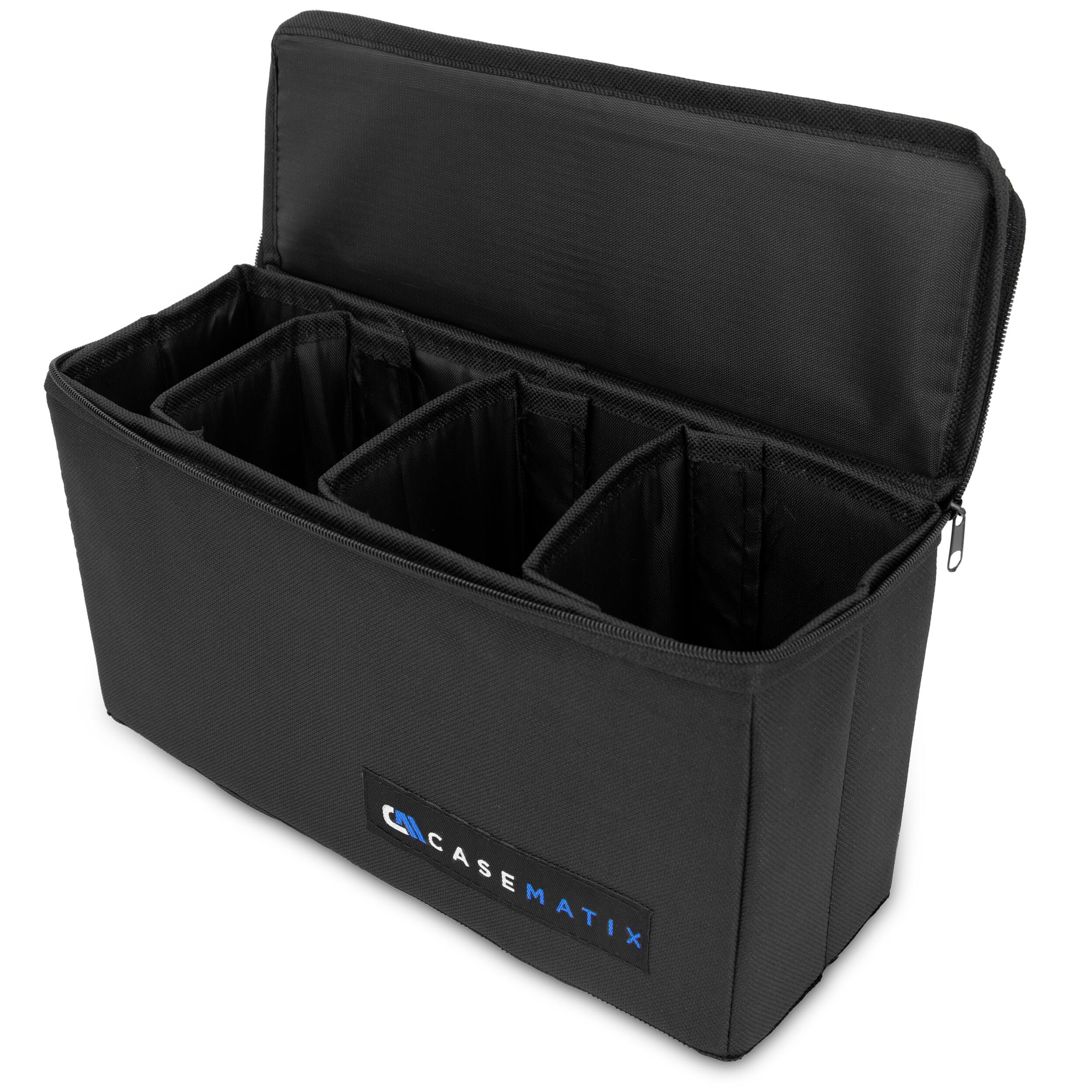 Alt View 5. CASEMATIX - Light Duty Graded Card Case for 30 BGS PSA Graded Sports Trading Cards, Collapsible Graded Slab Trading Card Box.