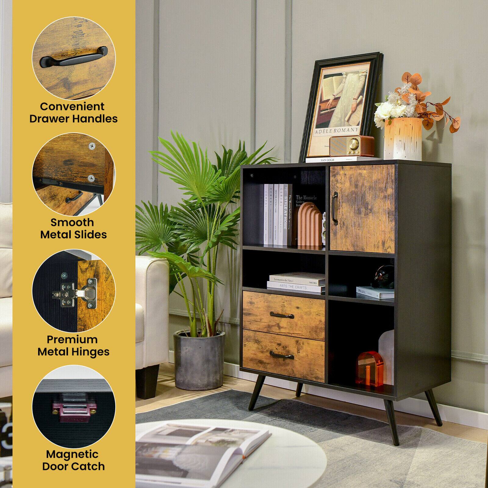 Convenient Drawer Handles

Smooth Metal Slides

Premium Metal Hinges

Magnetic Door Catch