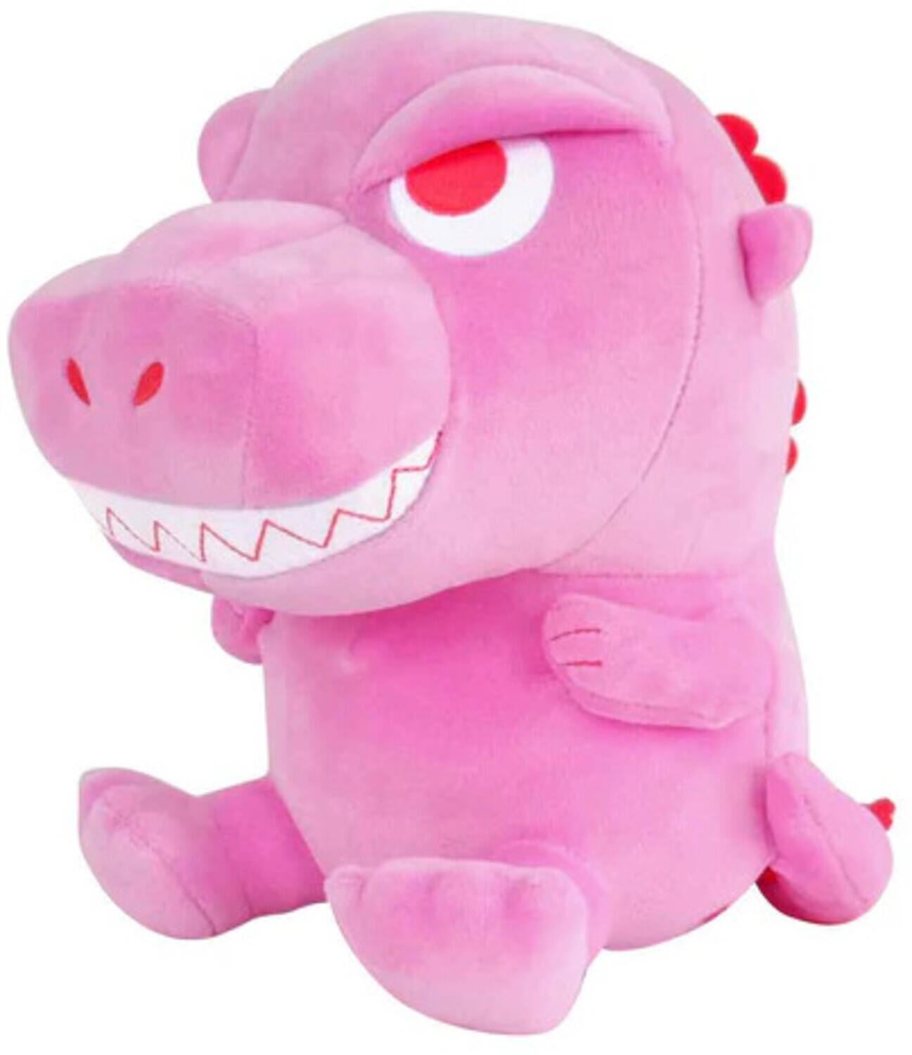 Alt View 1. Super7 - Super7 - Toho - Super Duper Plush Wv4 - Godzilla '89 (Pink)   - COLLECTIBLES - Multicolor.