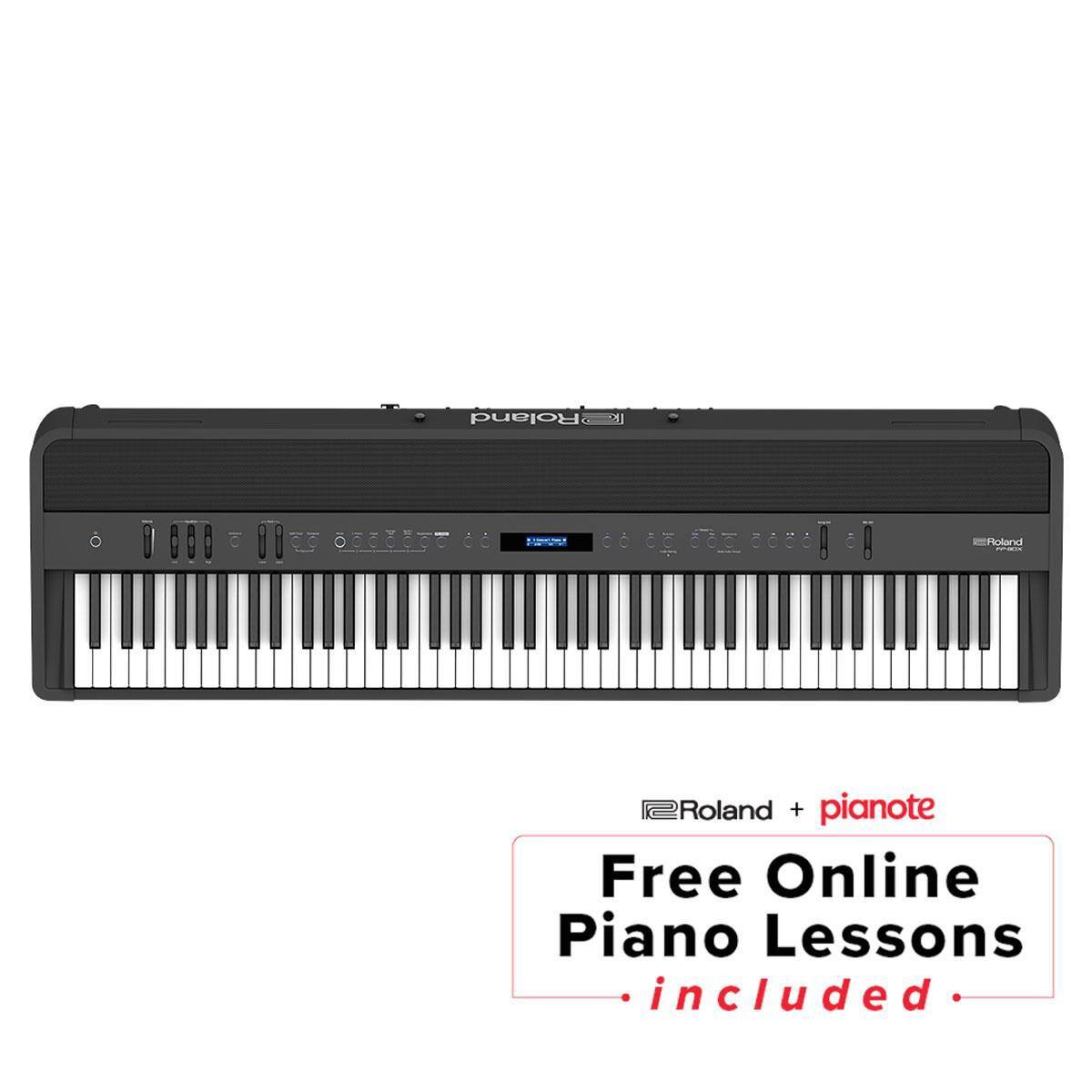 Roland + pianote  
Free Online Piano Lessons included