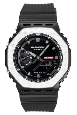 Casio - G-Shock G-Steel Analog Digital Bio-Based Resin Dial Quartz GM-2100BM-1A 200M Men's Watch - Black