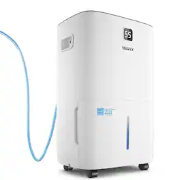 Yaufey - Energy Star 150 Pint Dehumidifier with Pump for Home & Basements up to 7000 sq ft - White