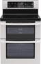 LG - 30" Self-Cleaning Freestanding Double Oven Electric Convection Range - Stainless-Steel-Front_Standard