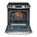 Alt View 13. Frigidaire - 4.6 Cu. Ft. Self-Cleaning Slide-In Electric Range - Stainless steel.