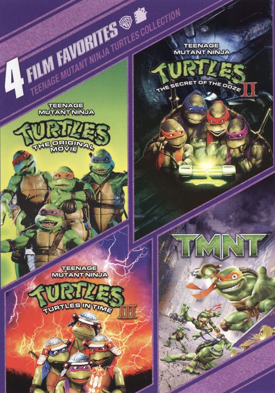 Teenage Mutant Ninja Turtles Collection: 4 Film Favorites [2 Discs] [DVD] -  Best Buy