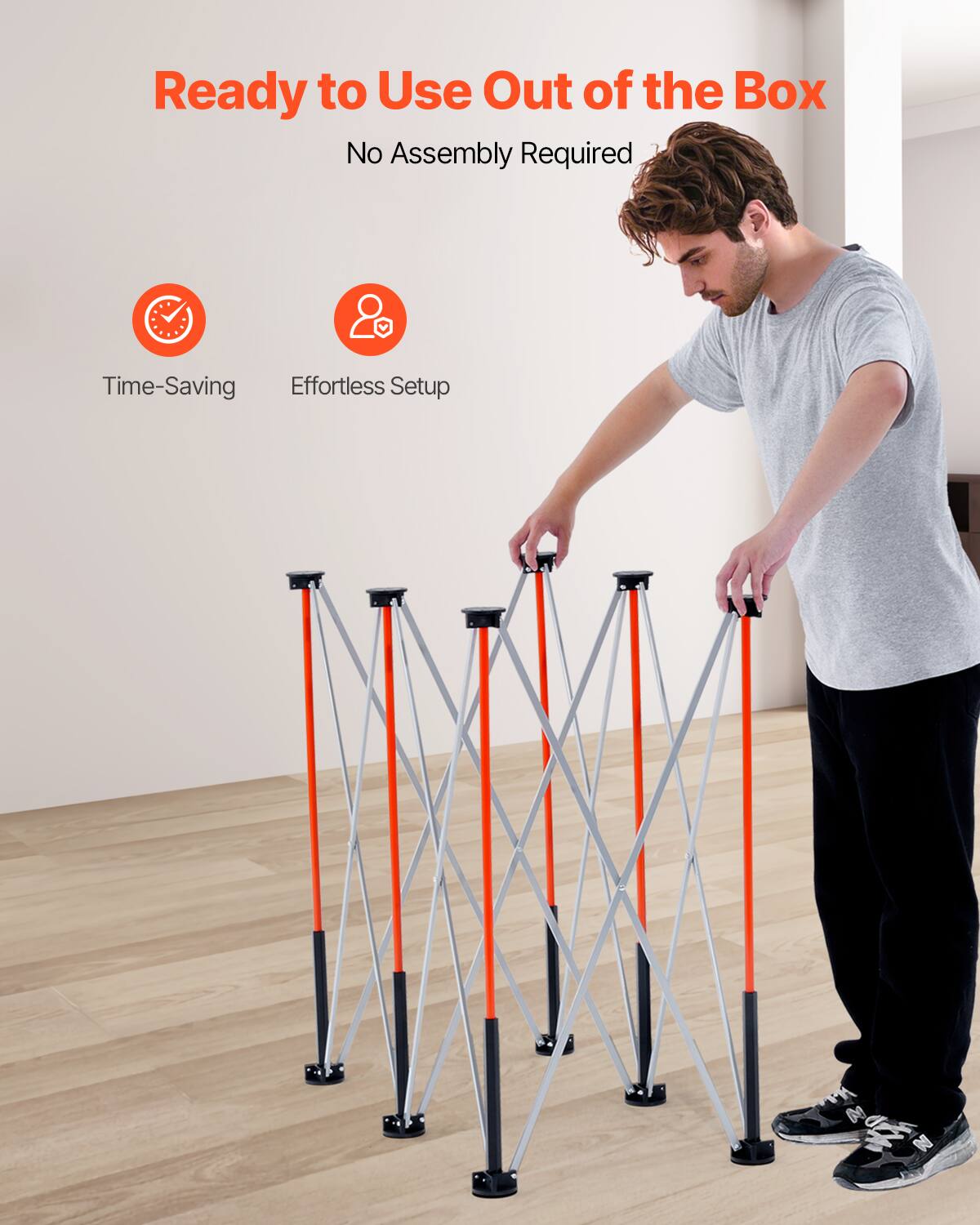 Ready to Use Out of the Box  
No Assembly Required  

Time-Saving  
Effortless Setup