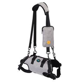 Ownpets - Dog Sling Harness for Spine Protection, Support Vest to Assist Aged Dogs, Size M - Gray