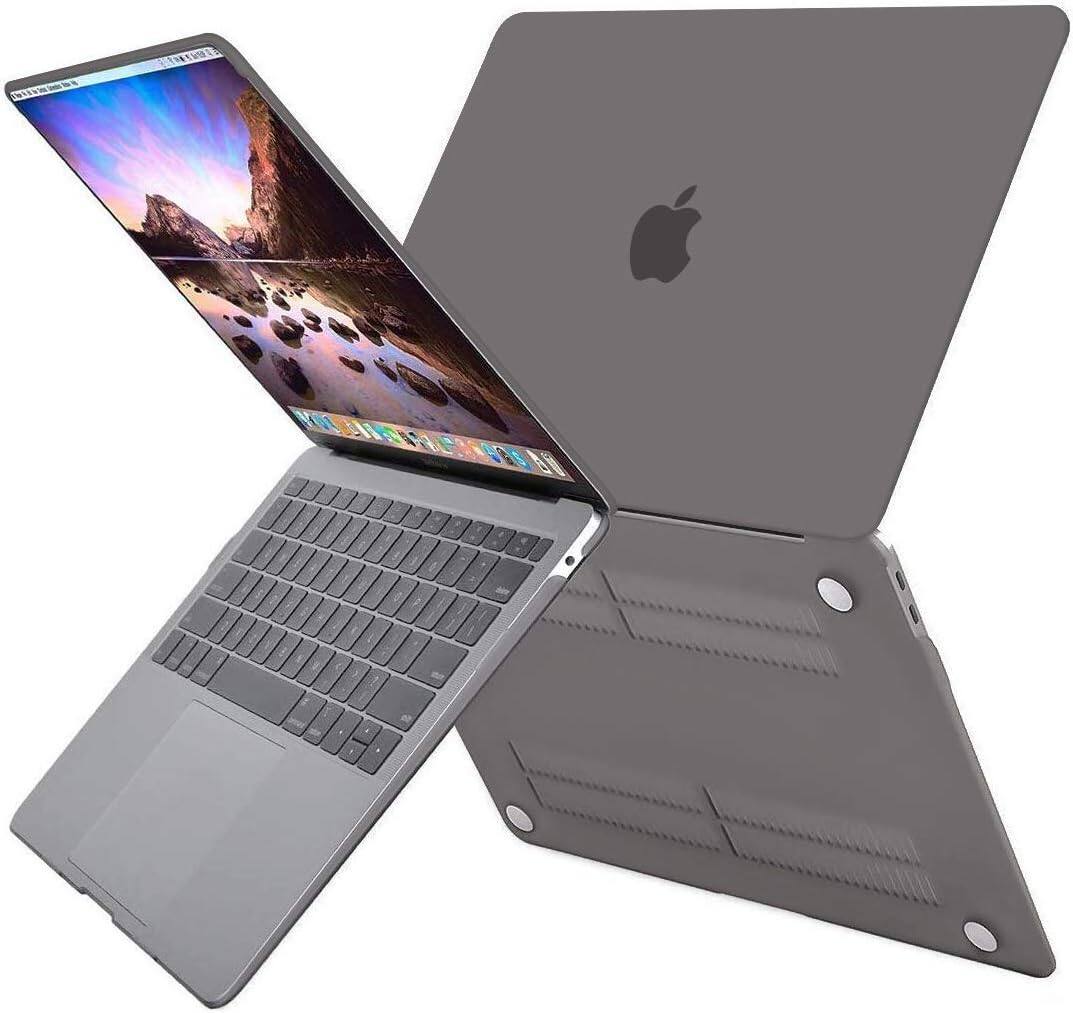 Back. mosiso - Case for MacBook Air 13 inch Case 2020 2019 2018 Release M1 A2337 A2179 A1932 with Touch ID with Keyboard Cover - Gray.