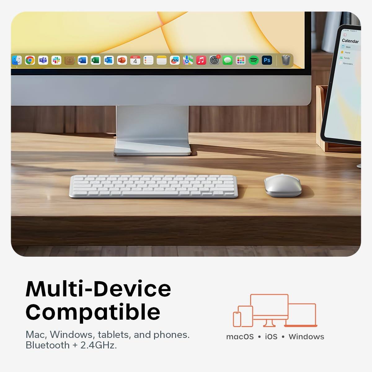 Calendar - T 4 M A Ps 4 Ted - Multi-Device Compatible

Mac, Windows, tablets, and phones. Bluetooth + 2.4GHz.

macOS • iOS • Windows