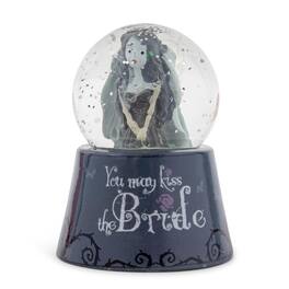 Silver Buffalo - Tim Burton's Corpse Bride Emily Light-Up Mini Snow Globe | 3 Inches Tall - Gray