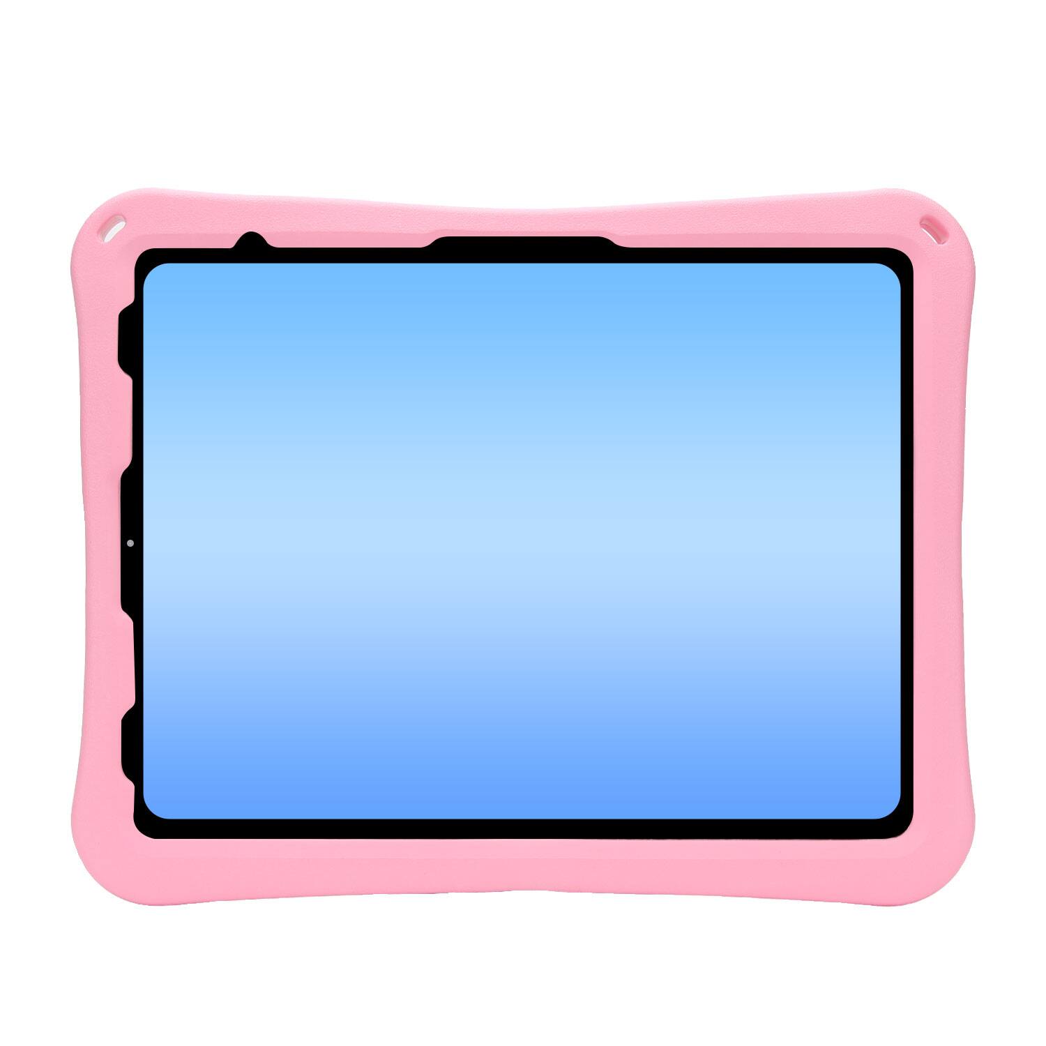 Alt View 1. Dteck - for Apple iPad Air (M4) 13" 2026/(M3) 2025/(M2) 2024 Rugged Case,Shockproof Heavy Duty EVA Cover with Rotating Stand - Pink.