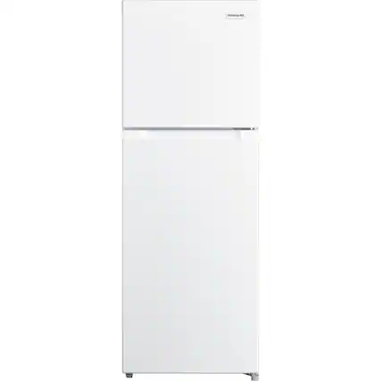 Front. Frigidaire - 10 Cu. Ft. Garage Ready Top Freezer Apartment-Size Refrigerator - White.