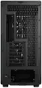 The text on the image is not coherent or related to the content of the image. It does not provide any useful information or context about the computer tower.