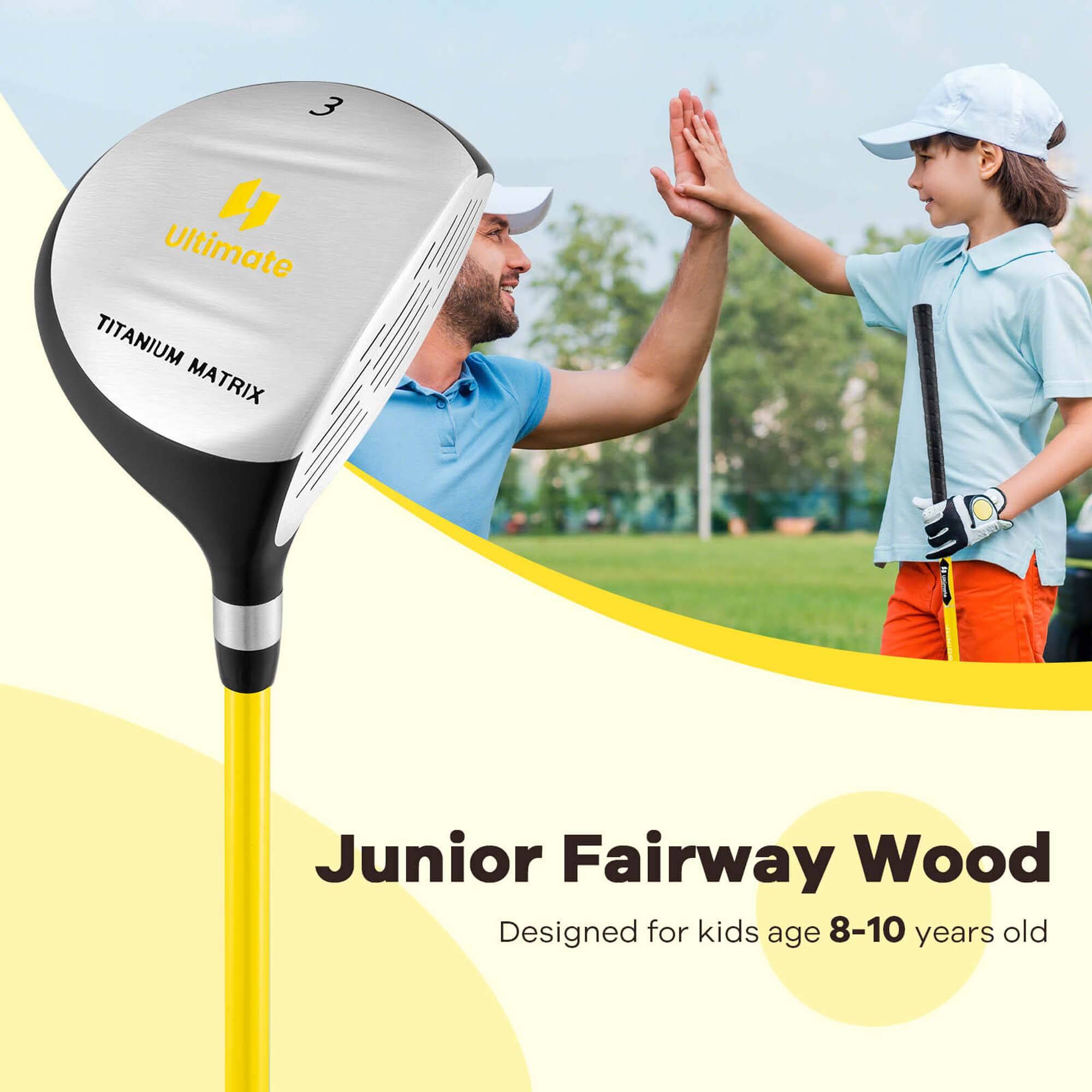 Ultimate  
TITANIUM MATRIX  

Junior Fairway Wood  
Designed for kids age 8-10 years old