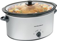 Angle Zoom. Hamilton Beach - 7-Qt. Slow Cooker - Stainless-Steel.