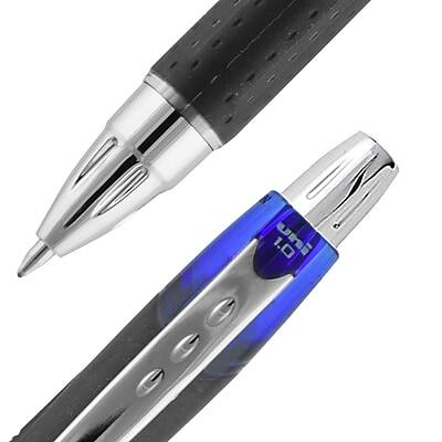 Alt View 1. uni-ball - Jetstream RT Retractable Ballpoint Pen, Medium Point, 1.0mm, Dozen  - Blue Ink.
