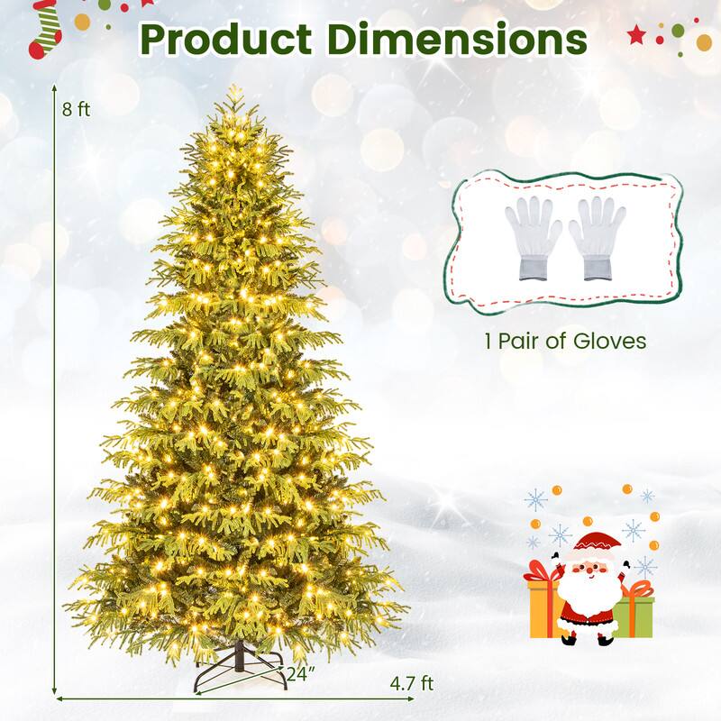 Product Dimensions  
8 ft  
1 Pair of Gloves  
24"  
4.7 ft
